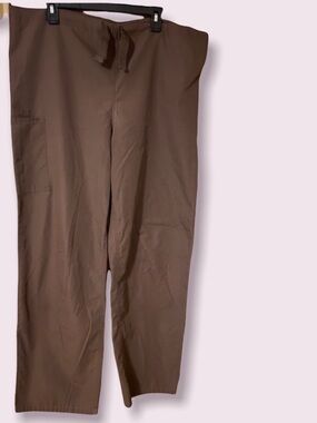 Cherokee Dark Brown Scrub Pants